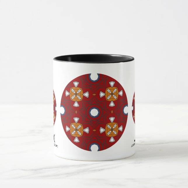 Caneca Arte caleidoscópica do Volume 42 (Centro)