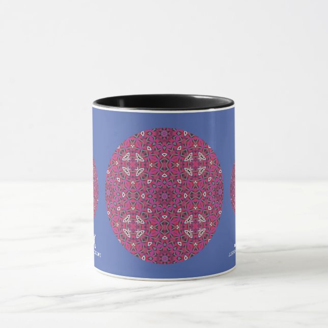 Caneca Arte caleidoscópica do volume 91 (Centro)