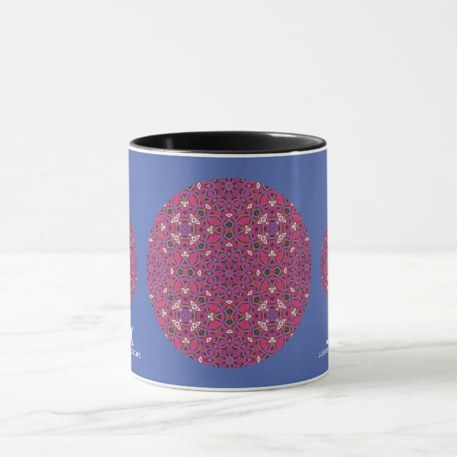 Caneca Arte caleidoscópica do volume nove, treze (Centro)