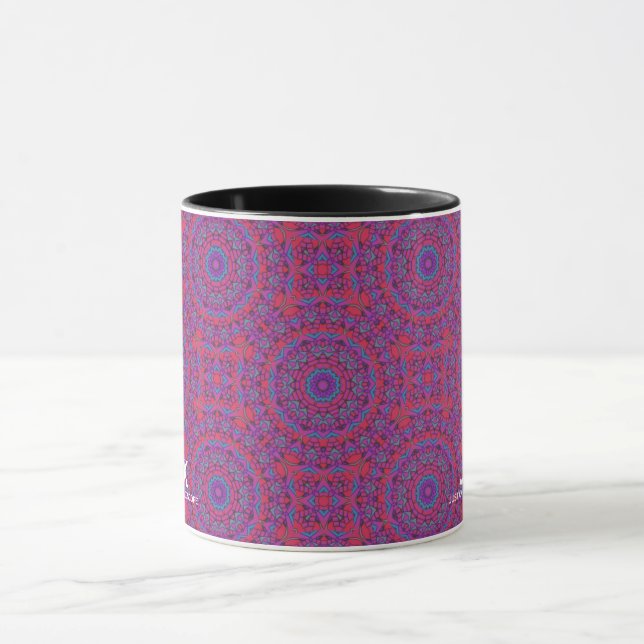 Caneca Arte caleidoscópica do volume nove: vinte e oito (Centro)