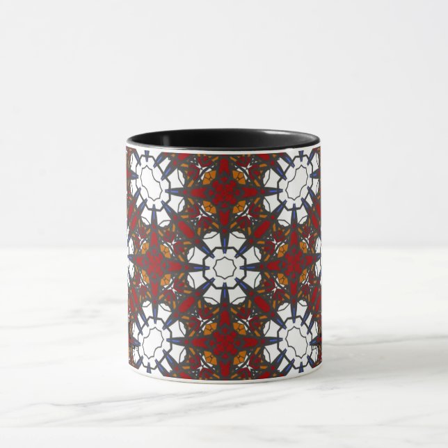 Caneca Arte caleidoscópica do volume quatro (Centro)