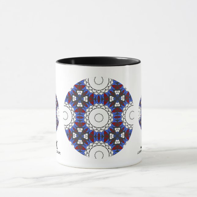 Caneca Arte caleidoscópica do volume quatro (Centro)
