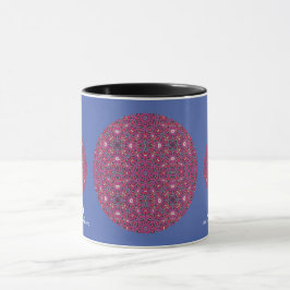 Caneca Arte caleidoscópio do nono volume cinco