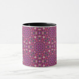 Caneca Arte caleidoscópio do nono volume doze