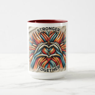 Caneca Arte Colorida Colorida Unity