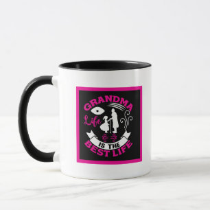 Caneca Arte com palavras da vida da Vovó Fofoqueira