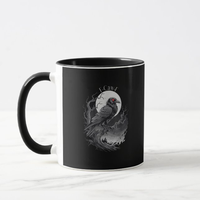 Caneca Arte Criativa Pássaro F-Caw-F (Esquerda)