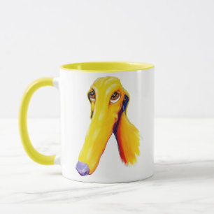 Caneca Arte Cuja Longa Alca Cinza Greyhound