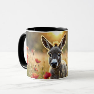 Caneca Arte da paisagem rural em harmonia de verão de Don