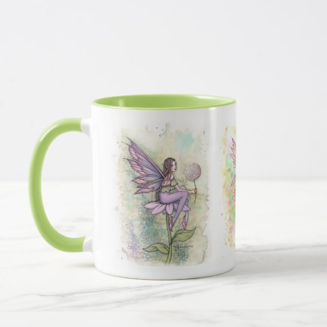 Caneca Arte das Fadas das Flores por Molly Harrison (Esquerda)