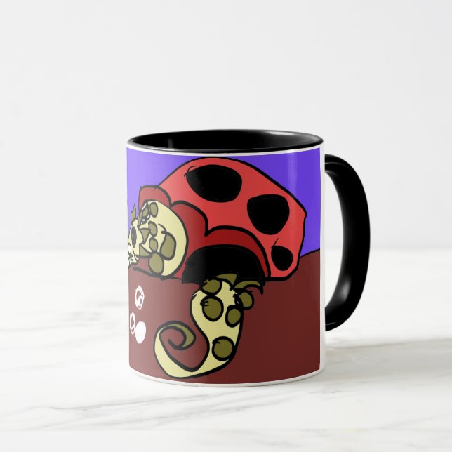Caneca Arte de enguia (Frente Esquerda)