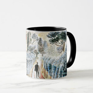 Caneca Arte de Eric Ravilious, Tarde Úmida,