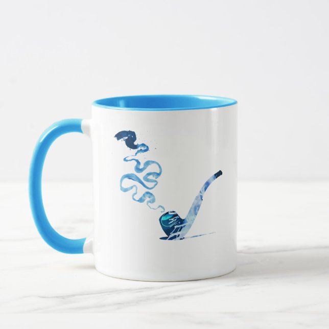 Caneca Arte de Fumar Cachimbo 2 (Esquerda)