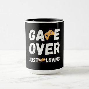 Caneca Arte de Gamer Apaixonado Game Over