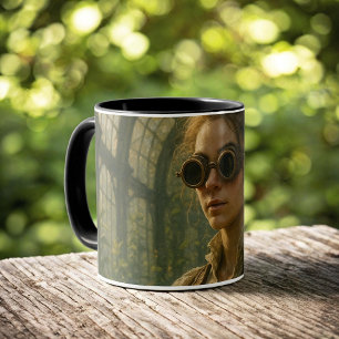 Caneca Arte de Jardineira Vitoriana Steampunk