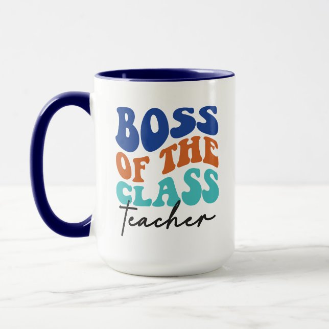 Caneca Arte de Palavras Professor Chefe da Turma (Esquerda)