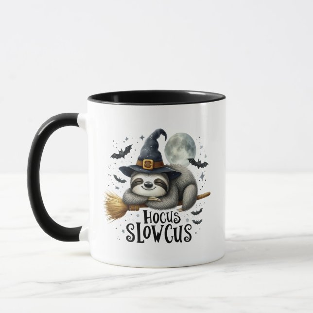 Caneca Arte de preguiça engraçada (Esquerda)