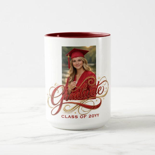 Caneca Arte de Roteiro de Graduado Elegante com Funcional (Centro)