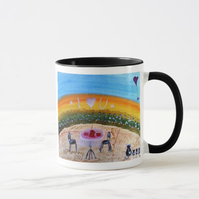 Caneca … arte do amanhecer… por Jutta Gabriel… (Direita)