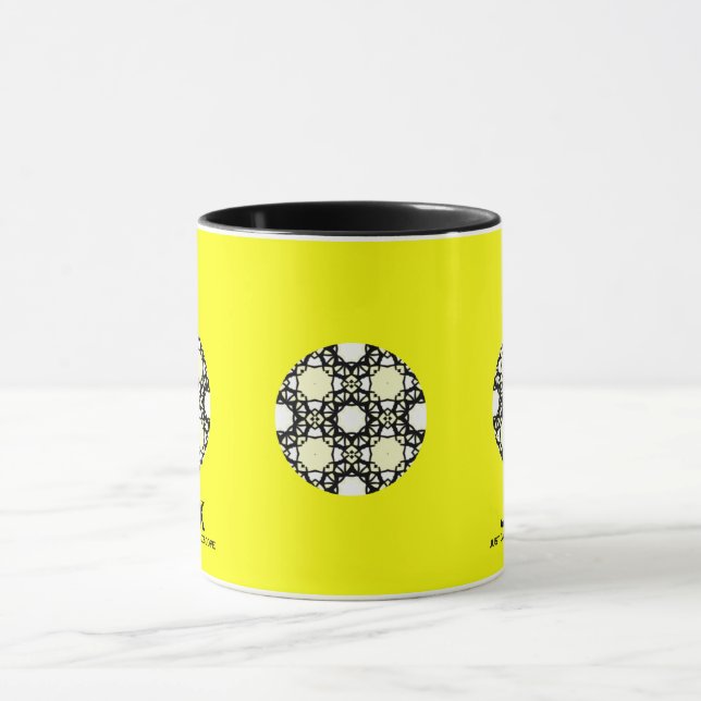 Caneca Arte do caleidoscópio 10 (Centro)