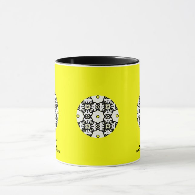 Caneca Arte do caleidoscópio 12 (Centro)