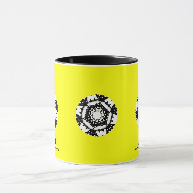 Caneca Arte do caleidoscópio 15 (Centro)