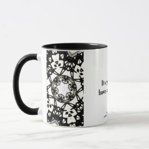 Caneca Arte do caleidoscópio 3 do Volume 1