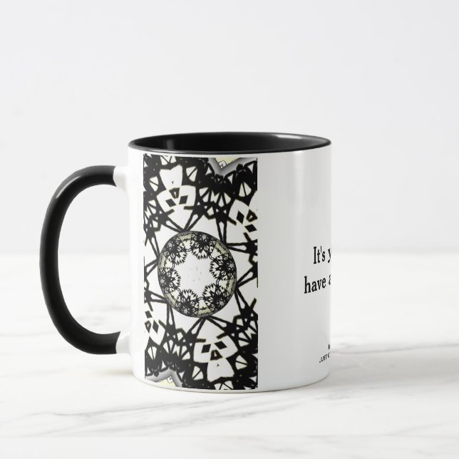 Caneca Arte do caleidoscópio 3 do Volume 1 (Esquerda)