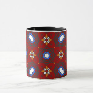Caneca Arte do caleidoscópio do Volume 48