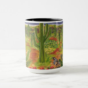 Caneca Arte do Deserto do Arizona