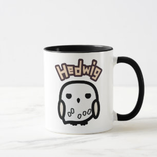 Caneca Arte do Personagem de Desenho Hedwig