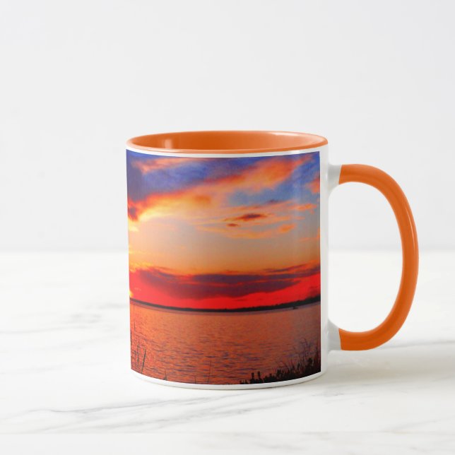 Caneca Arte do por do sol (Direita)