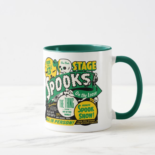 Caneca Arte do poster de Spookshow - sustos no fraco (Direita)