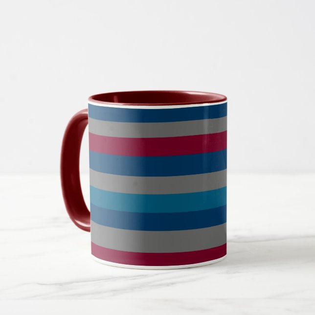 Caneca Arte Moderna Elegante Minimalista (Frente Esquerda)