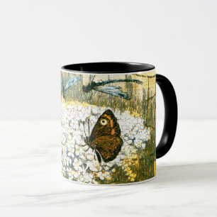 Caneca Arte Neerlandesa Nouveau Meadow Wildflower, Borbol