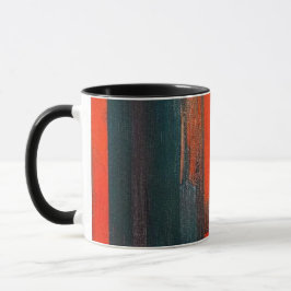 Caneca Arte Negra e Abstrato Negra