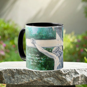 Caneca Arte Original Trabalho Natal - Isaiah 9:6 Mug
