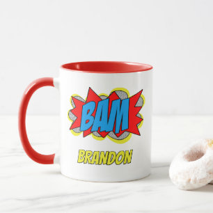 Caneca Arte Pop de Quadrinhos Personalizados e Divertidos