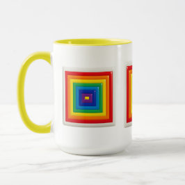 Caneca Arte Pop Geométrica Retro