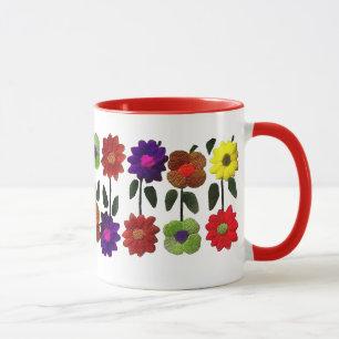 Caneca Arte Popular Mexicana, Flores, Flores, Ift para Mu