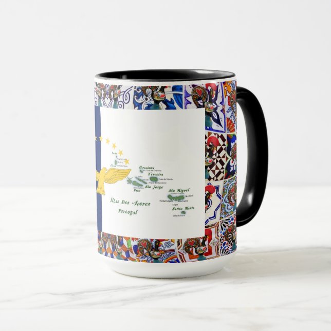 Caneca Arte popular portuguesa (Frente Esquerda)