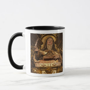 Caneca Arte religiosa representando Papais noeis Teresa