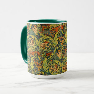 Caneca Arte Retro Art Nouveau Notas da Madeira por Walter