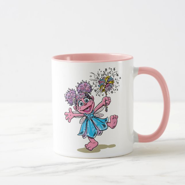 Caneca Arte Retro da Abby Cadabby (Direita)