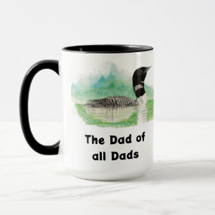 Caneca Arte Selvagem Pai comum de pássaros de todos os Pa