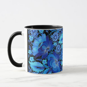 Caneca Arte tradicional ucraniana de Petrikivka