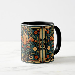 Caneca Artes e Ofícios Vintage Craftsman, Estilo Missão