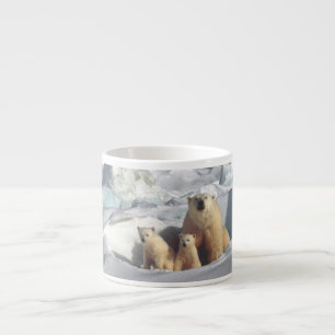 Caneca ártica bonito do café dos animais selvage