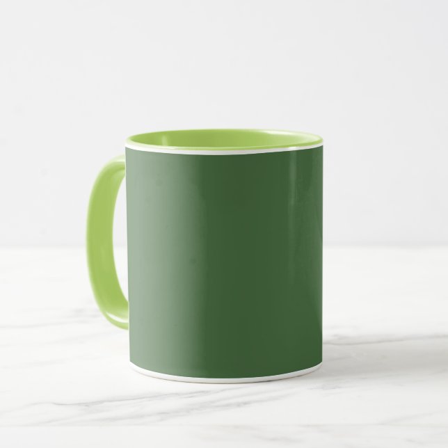 Caneca Artichoke verde (cor sólida) (Frente Esquerda)
