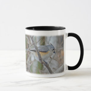 Caneca Artigos adornados do Titmouse (Baeolophus bicolor)